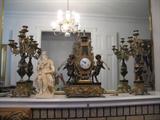 Imperial clock and candelabras