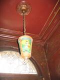 reverse painted lamp