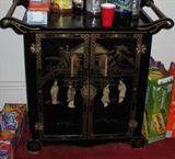 Oriental tea cart