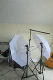 Photography Studio Light kits, with 2 stands and 2 umbrellas.  For that Perfect Picture.