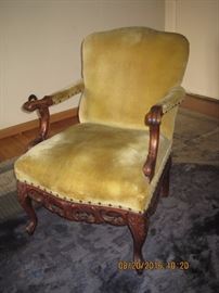 Nice carved side chair