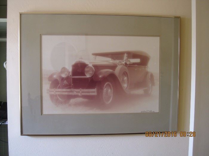 William Plante Signed Packard Photograph