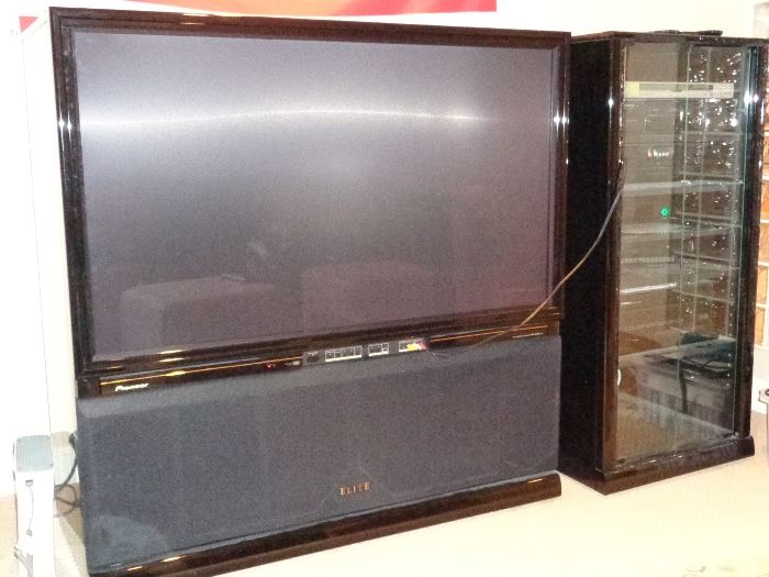 Pioneer large flat screen unit with 3D TV