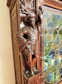 Rococo/Baroque style carving on china cabient