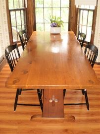 A large kitchen nook table. Does not include chairs