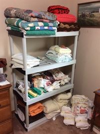 Linens, Quilts, crocheted items, Towels, Vintage Sheet sets - Full Size - just awesome!