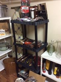 Tools, Flashlights, Trash cans, Pressure cookers, Irons, Ironing Boards