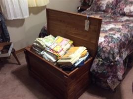 Vintage Sheet sets - cedar chest full of them!