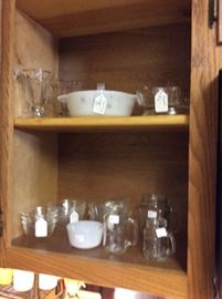 Pyrex, mason jars, parfaits.