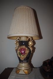 Porcelain lamps.  There are 2