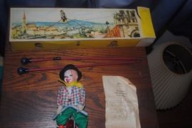 West German Toy in box. the Smallest Tight Rope walker