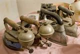Antique steam irons
