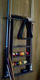 Pool accessories... the pool table is under more treasures as of now, but we'll have it ready for you this weekend!