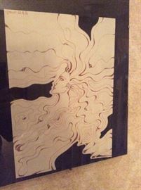 not sure the artist, maybe just a friend, but it was loved and adored