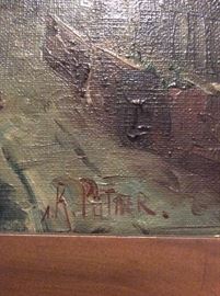 A.K. Putner can not identify beautiful painting on canvas