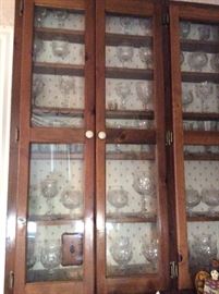 Vintage crystal stem ware.