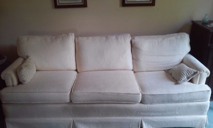 White sofa      $100