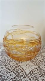 Murano glass bowl    $30