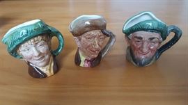 Small toby mugs