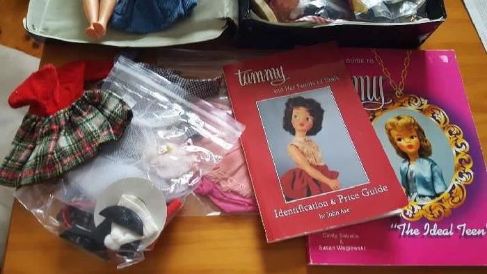 Tammy clothes & books goes with case and DOLL  $45