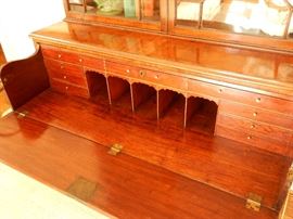 SECRETARY DRAWER HAVING PIGEON HOLES AND SMALL DRAWERS. 