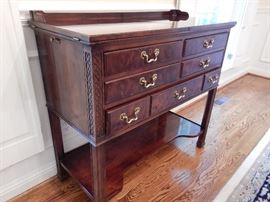 MAHOGANY SILVER CHEST