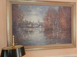 SEVERAL FRAMED SIGNED OIL PAINTINGS