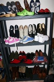 Over 100 Pair of New Shoes & Slippers; Mostly Size 7 to 8 