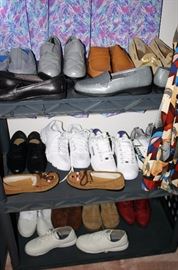 Over 100 Pair of New Shoes & Slippers; Mostly Size 7 to 8 