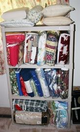 100’s New Blankets; Sheets; Quilts & Throws; New Socks; Vintage Quilts