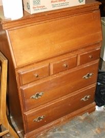 Maple Drop Front Desk