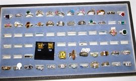 Costume Jewelry, Silver & Gold Rings