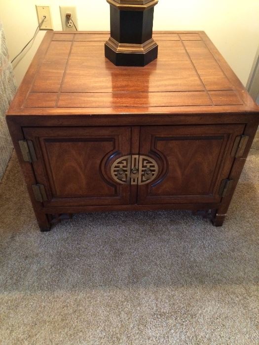 Asian style end table