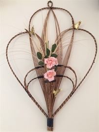 Heart/flower wall decor