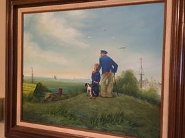 Original Fisherman Painting