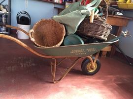 Vintage Wheelbarrow "Morley Bros" Detroit, MI
