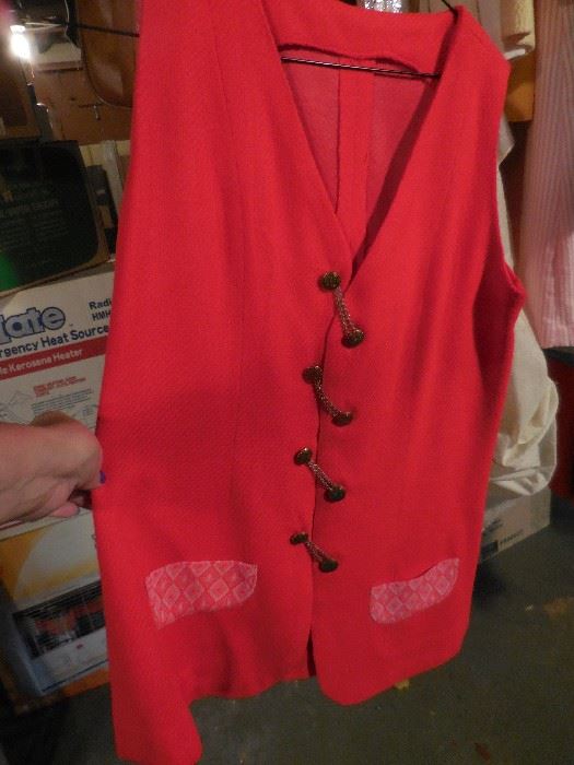 Custom Made Tunic Vest with Matching Pants