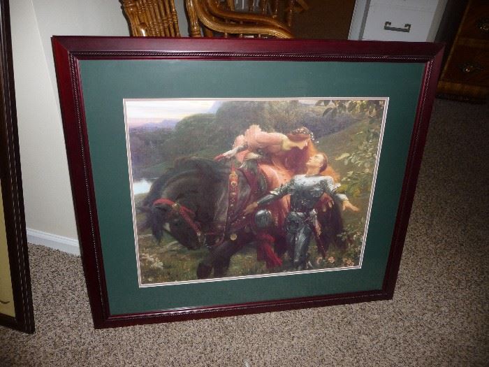 Romance framed picture 