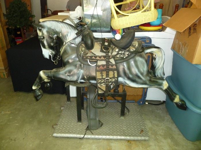 coin operated horse 