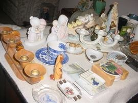 Some of the MANY different collectibles, figurines, etc al over the home.