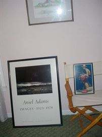 Several collector prints throughout the home