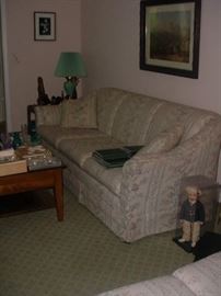 Matching living room sofa