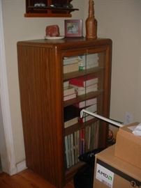 Early glass book case