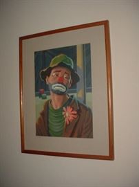 Emmet Kelly art painting