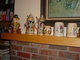 Old German "smokers" and steins