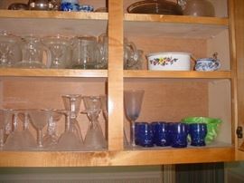 More of the kitchen ware, glassware, and more