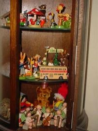 Some of the ornaments, plus you can see one of the various Steiff bears