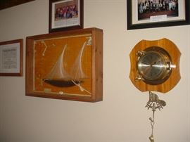 1950's string art, barometer and more