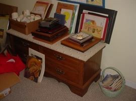 Beautiful old cedar chest...filled with much to be uncovered
