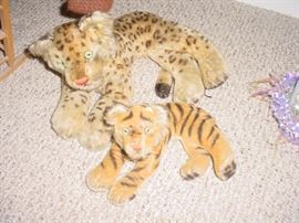 Pair of old "Steiff" animals